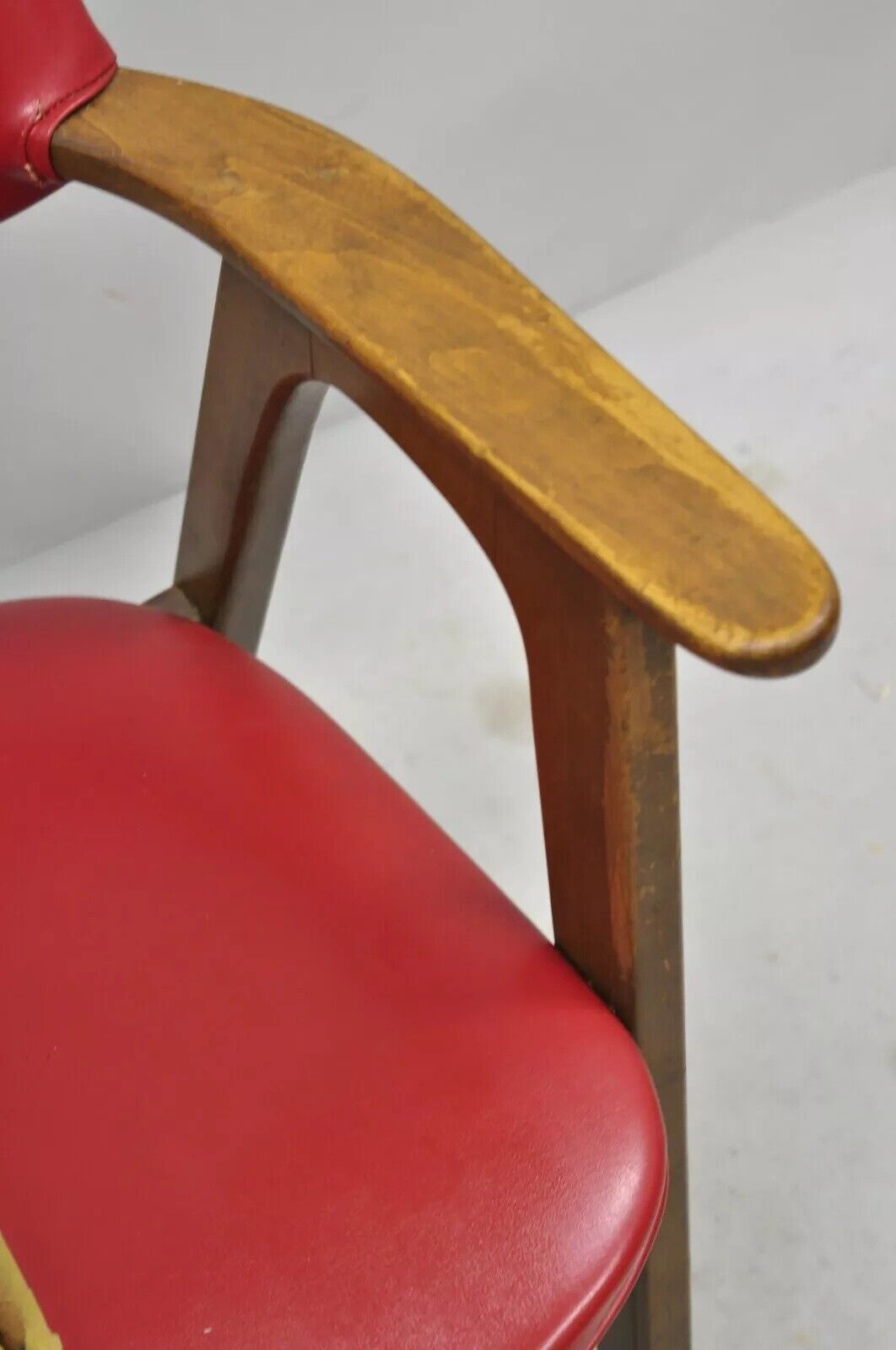 Vintage Mid Century Modern Floating Form Desk Arm Chair by Farquharson Gifford