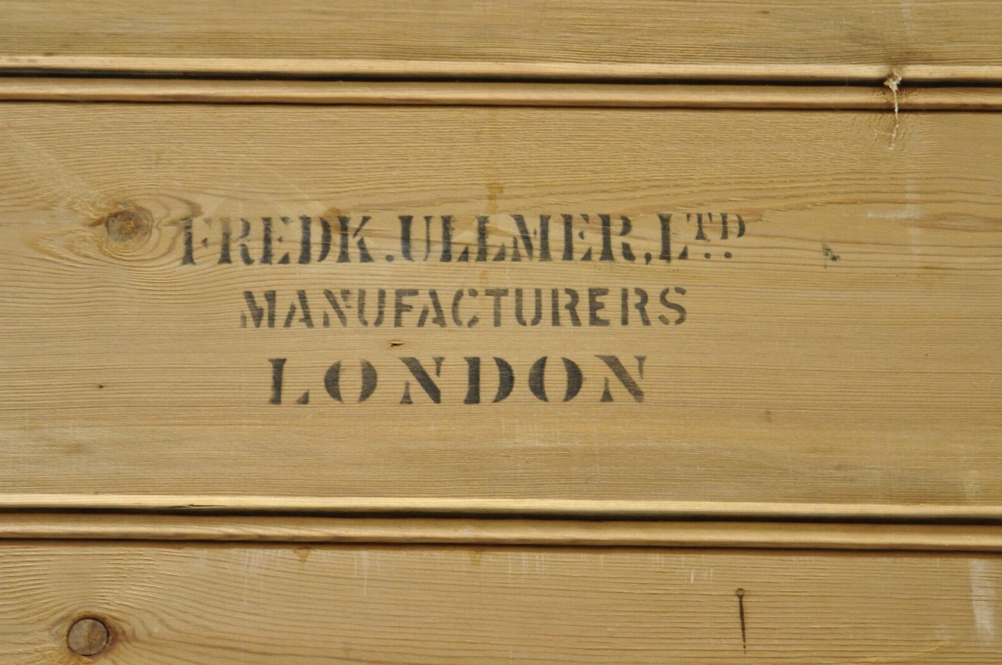 Fred K. Ullmer London Double 32 Drawer Map Makers Flat File Printers Cabinet