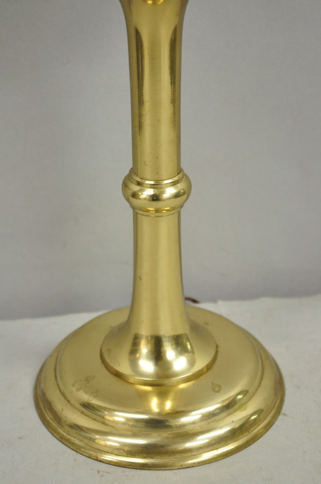 Vintage Brass Fretwork Japanese Lantern Small Chinoiserie Oriental Table Lamp