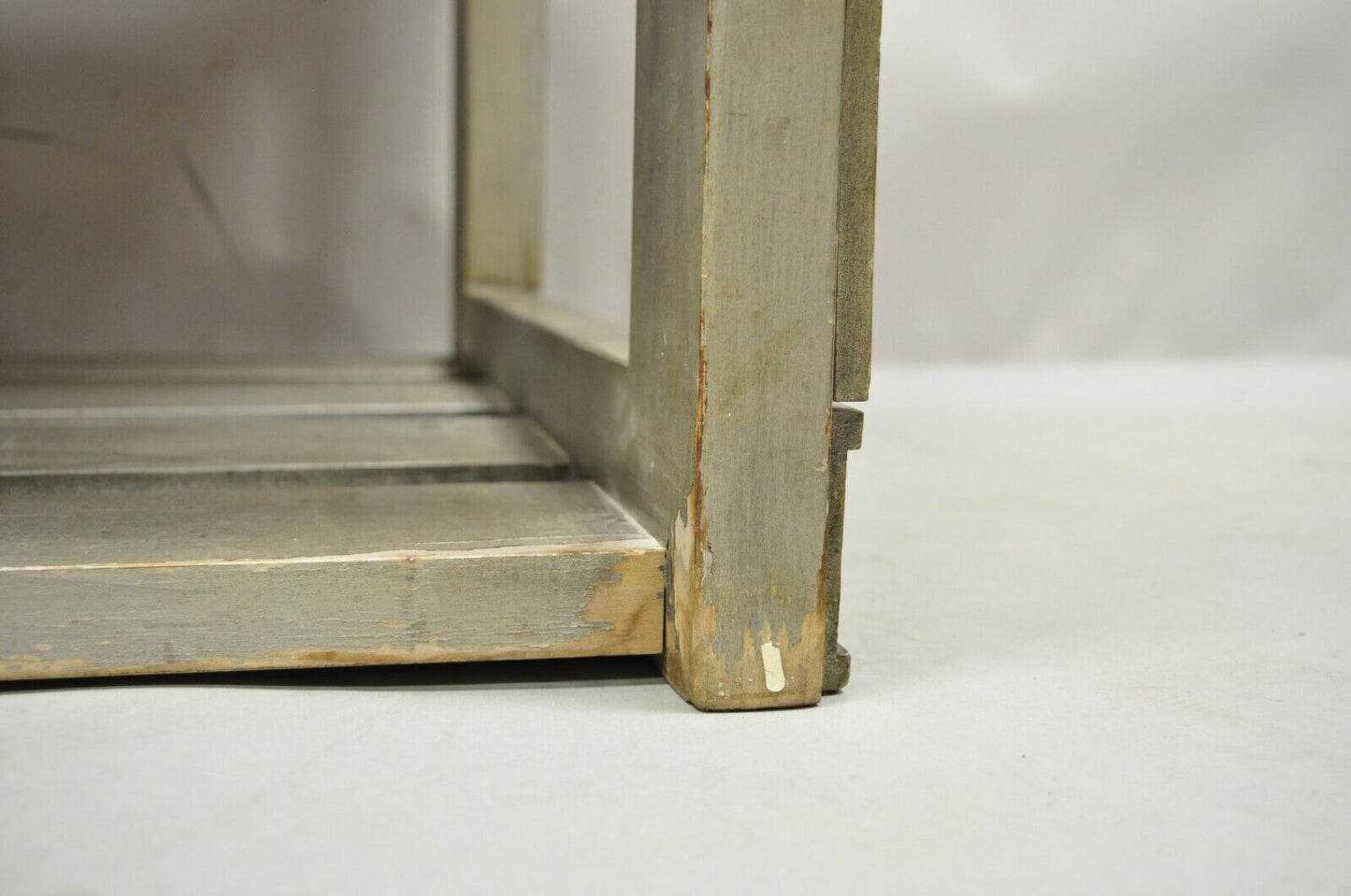 Mid Century Modern James Mont Style Silver Occasional Side End Table