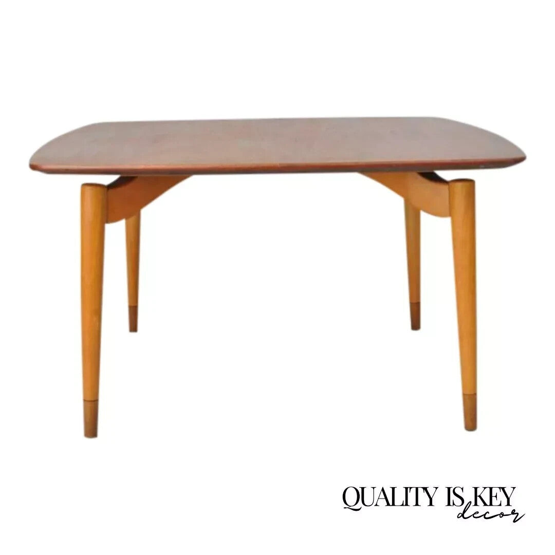 Grete Jalk Poul Jeppesen Mid Century Danish Modern Teak Floating Coffee Table