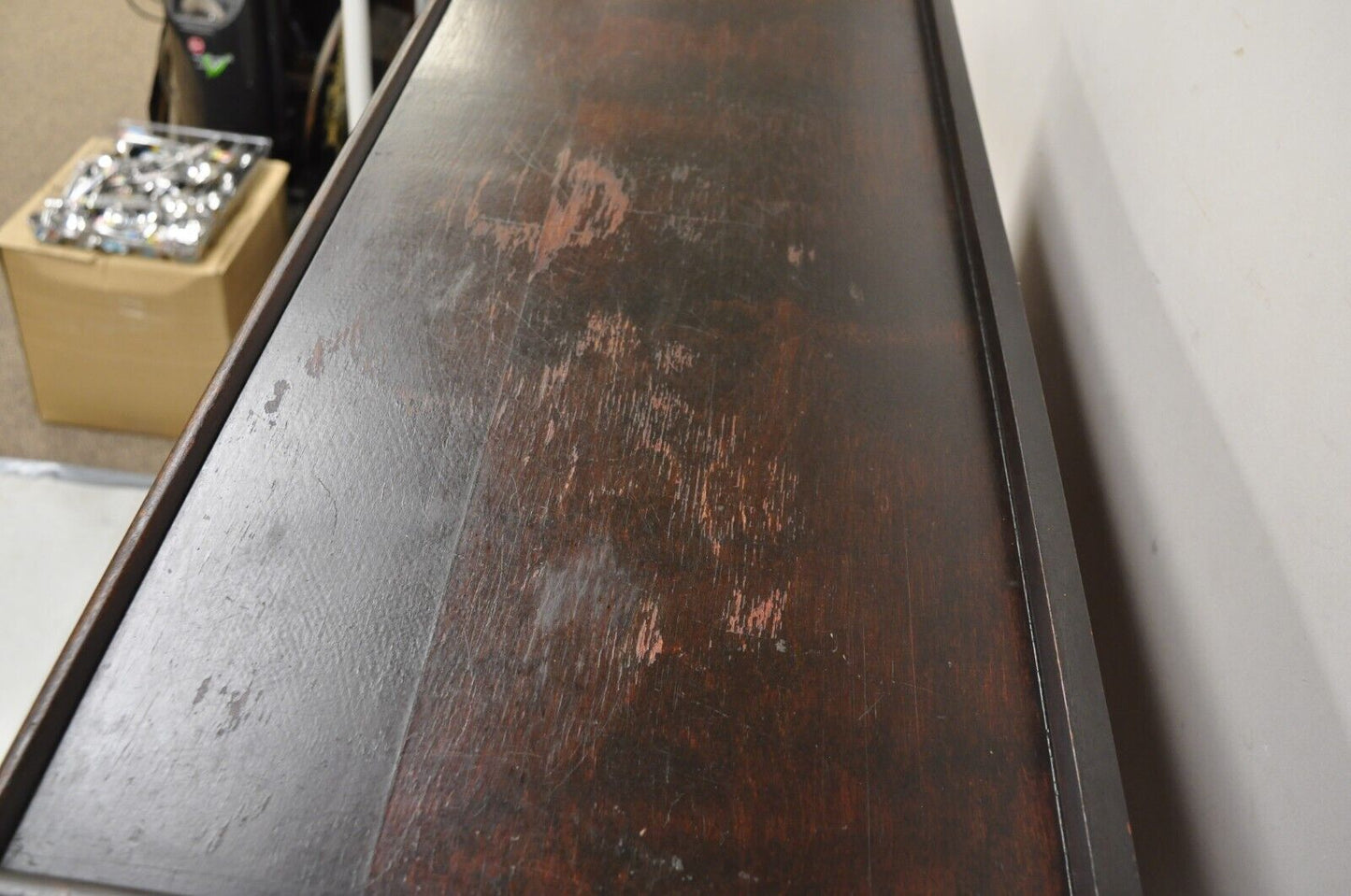 Antique American Empire Style Mahogany 4 Section Stacking Barrister Bookcase