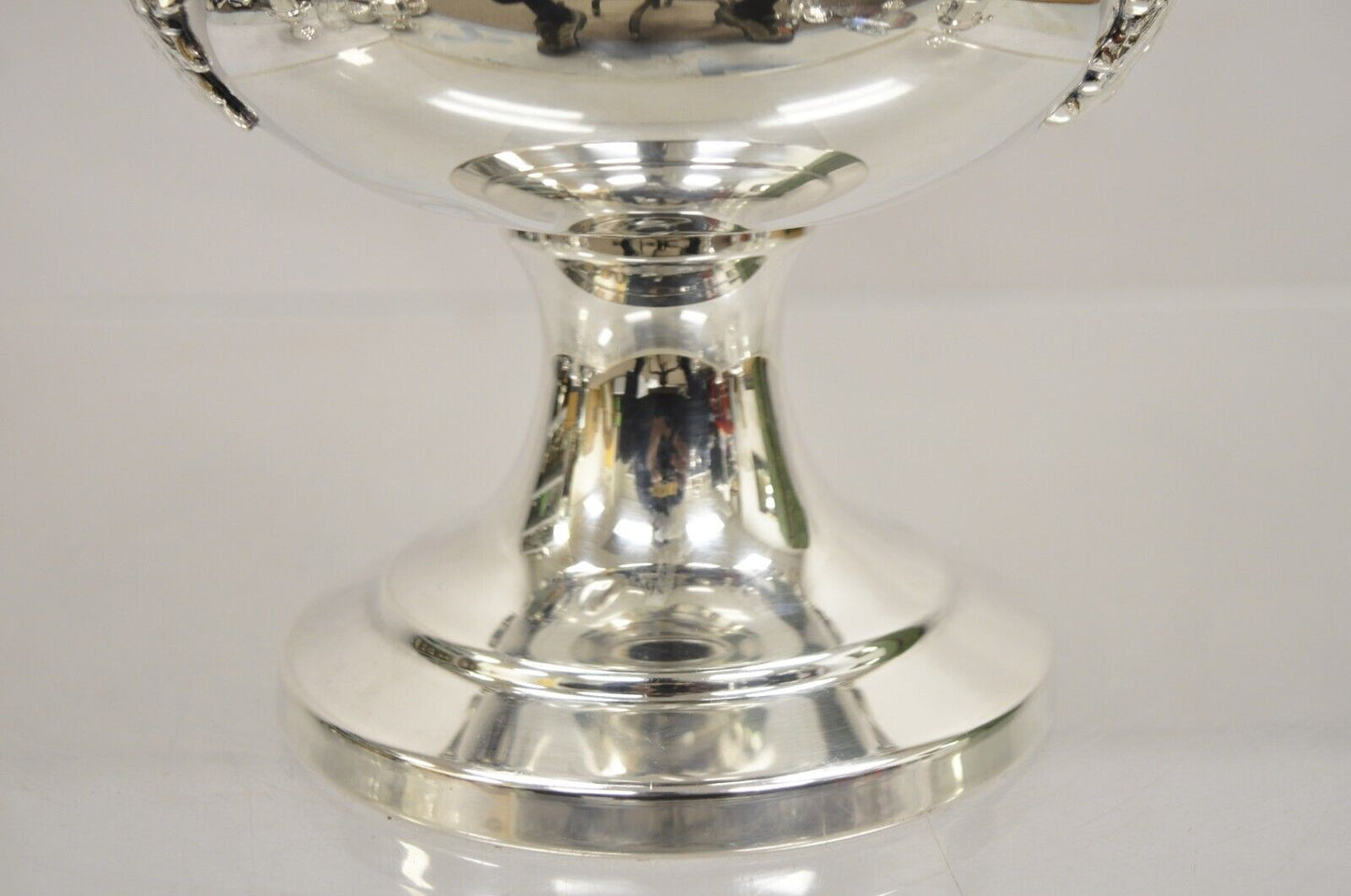 Sheffield USA Silver Plated Ornate Twin Handle Champagne Chiller Ice Bucket