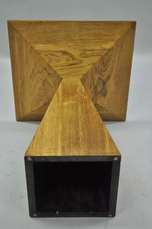 Harvey Probber attr. Mid-Century Modern Wenge Wood Pyramid Occasional Side Table