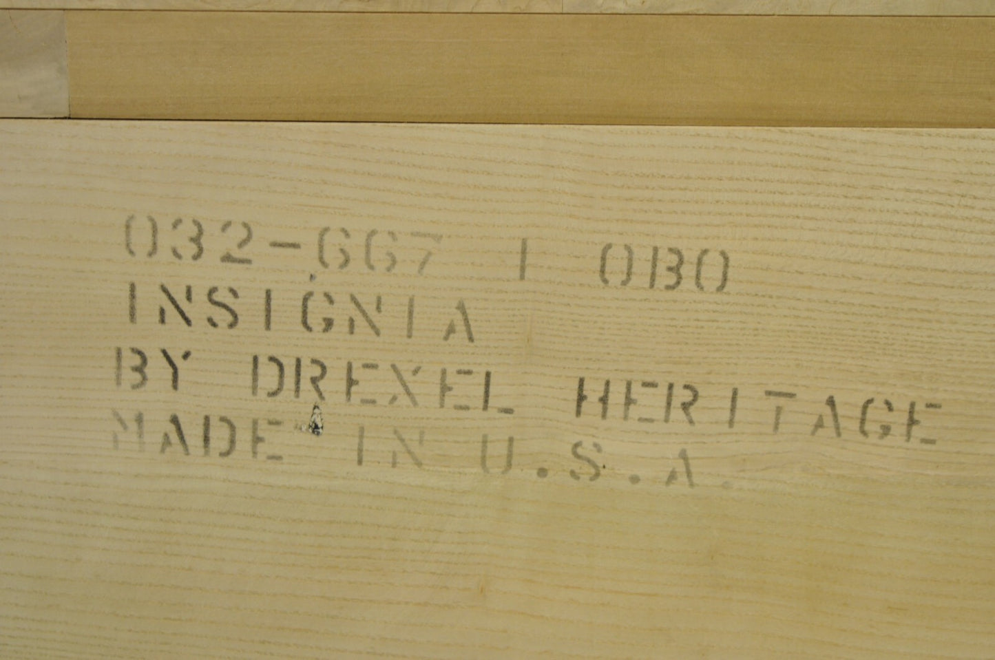 Insignia Drexel Heritage Italian Provincial Burl 2 Door Bombe Cabinet Commode