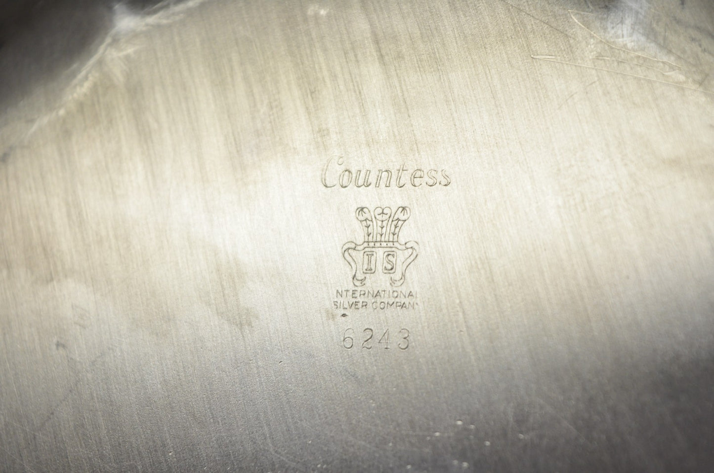 International Silver "Countess" Silver Plated Small Bar Tray Serving Platter