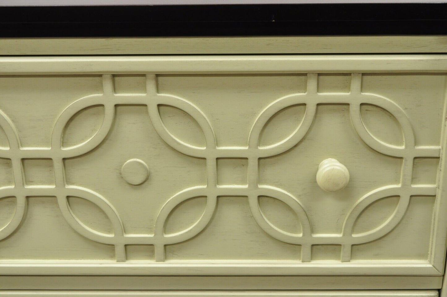 Raymour and Flanigan Maura Accent Chest Hollywood Regency Commode Cabinet
