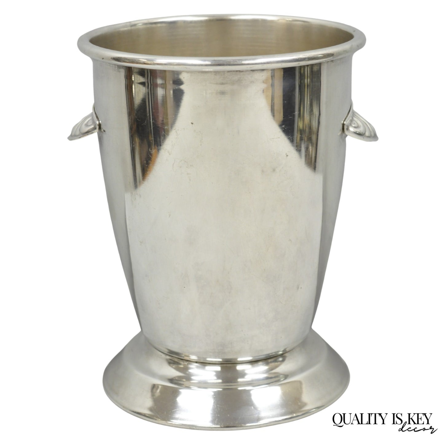 Oneida Mid Century Modern "Bullet" Silver Plated Champagne Chiller Ice Bucket