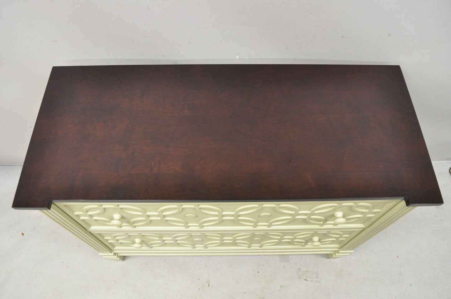 Raymour and Flanigan Maura Accent Chest Hollywood Regency Commode Cabinet
