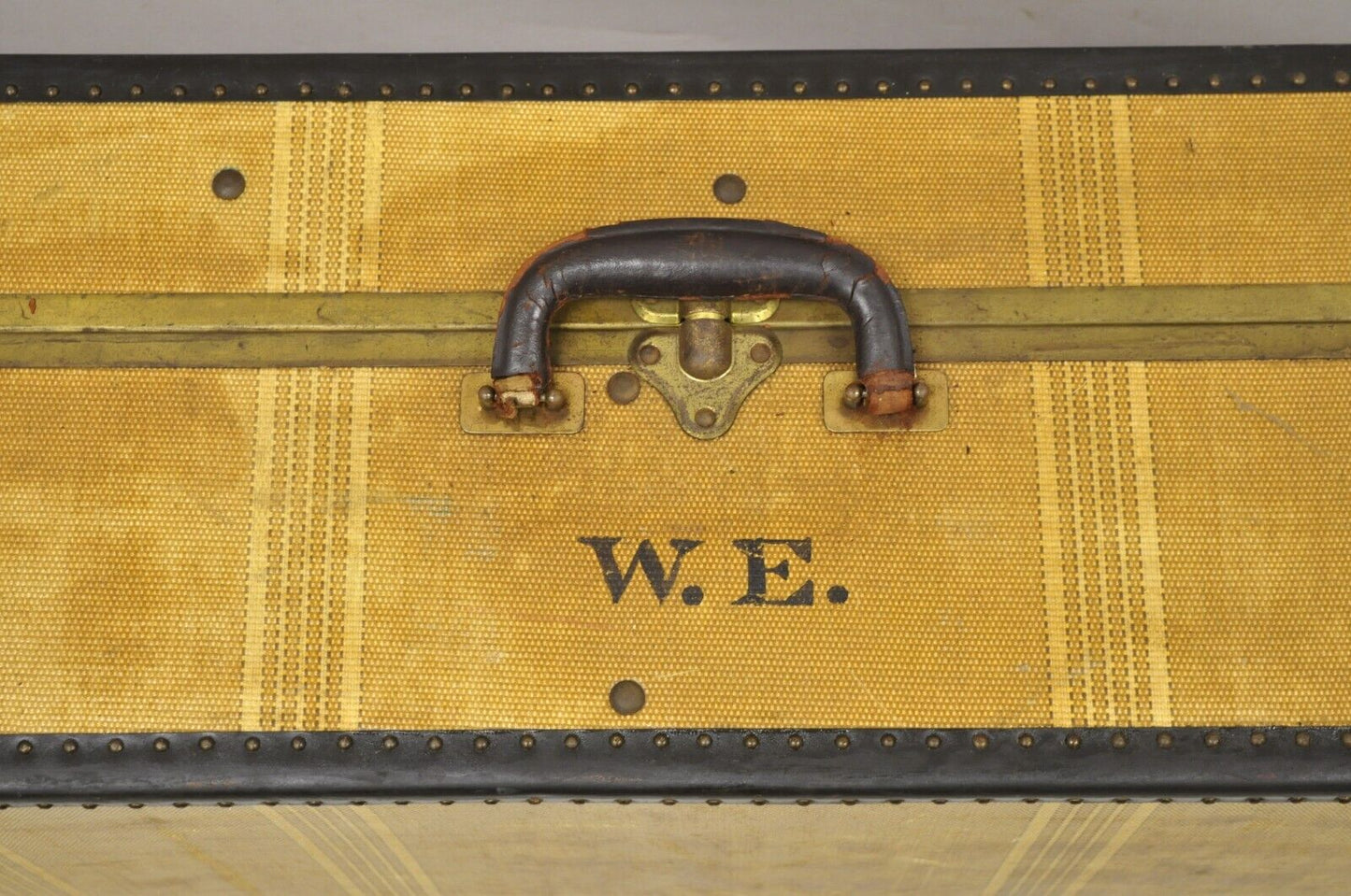 Antique Overland Trunk Wardrobe Fitted Steamer Trunk Luggage Closet