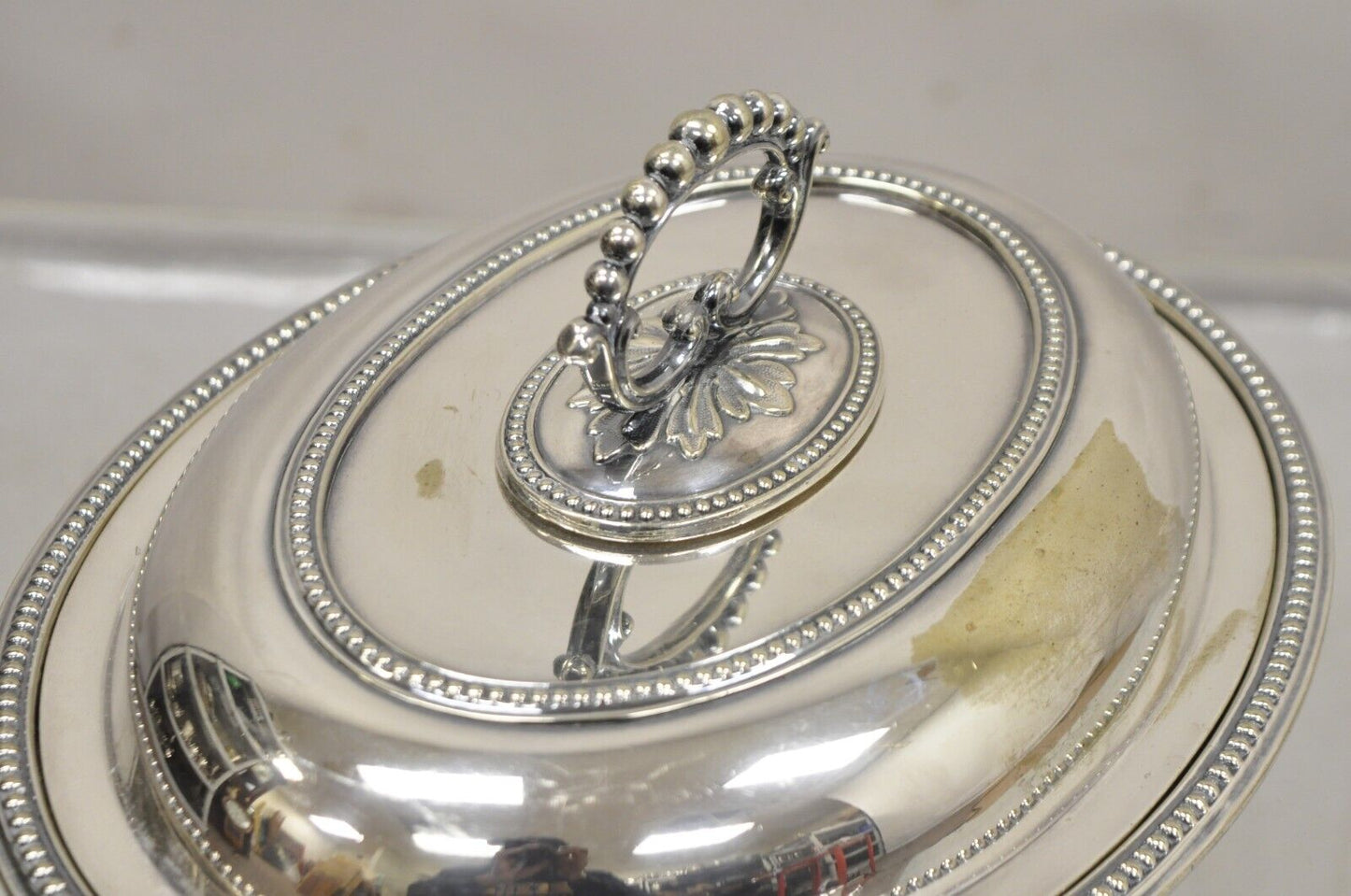 Mappin & Webb's Prince's Plate English Sheffield Silver Plated Covered Dish