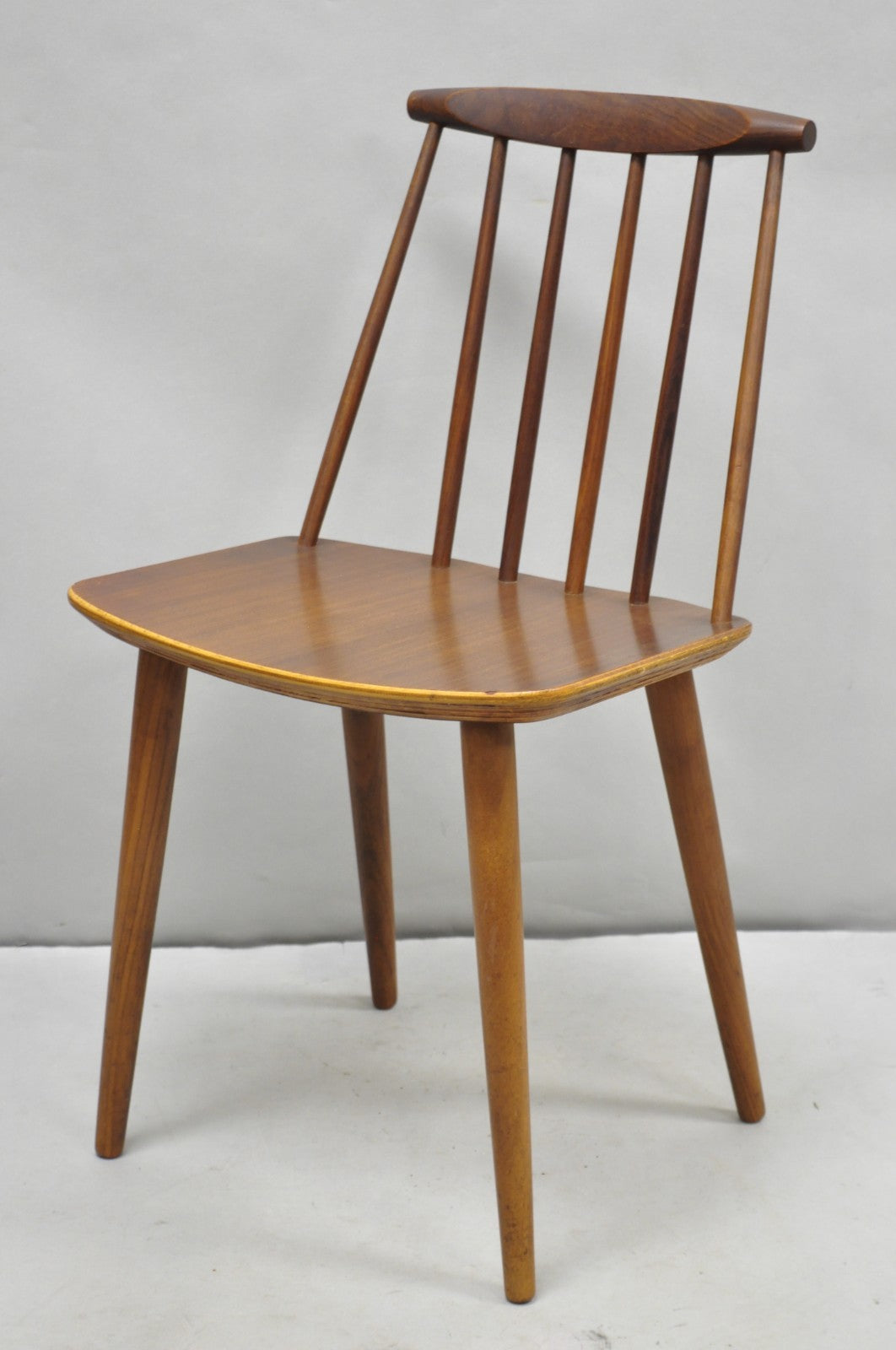 Vintage Danish Modern J77 Teak Side Chair by Folke Pallson for FDB Møbelfabrik