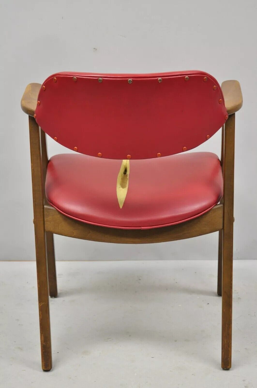 Vintage Mid Century Modern Floating Form Desk Arm Chair by Farquharson Gifford
