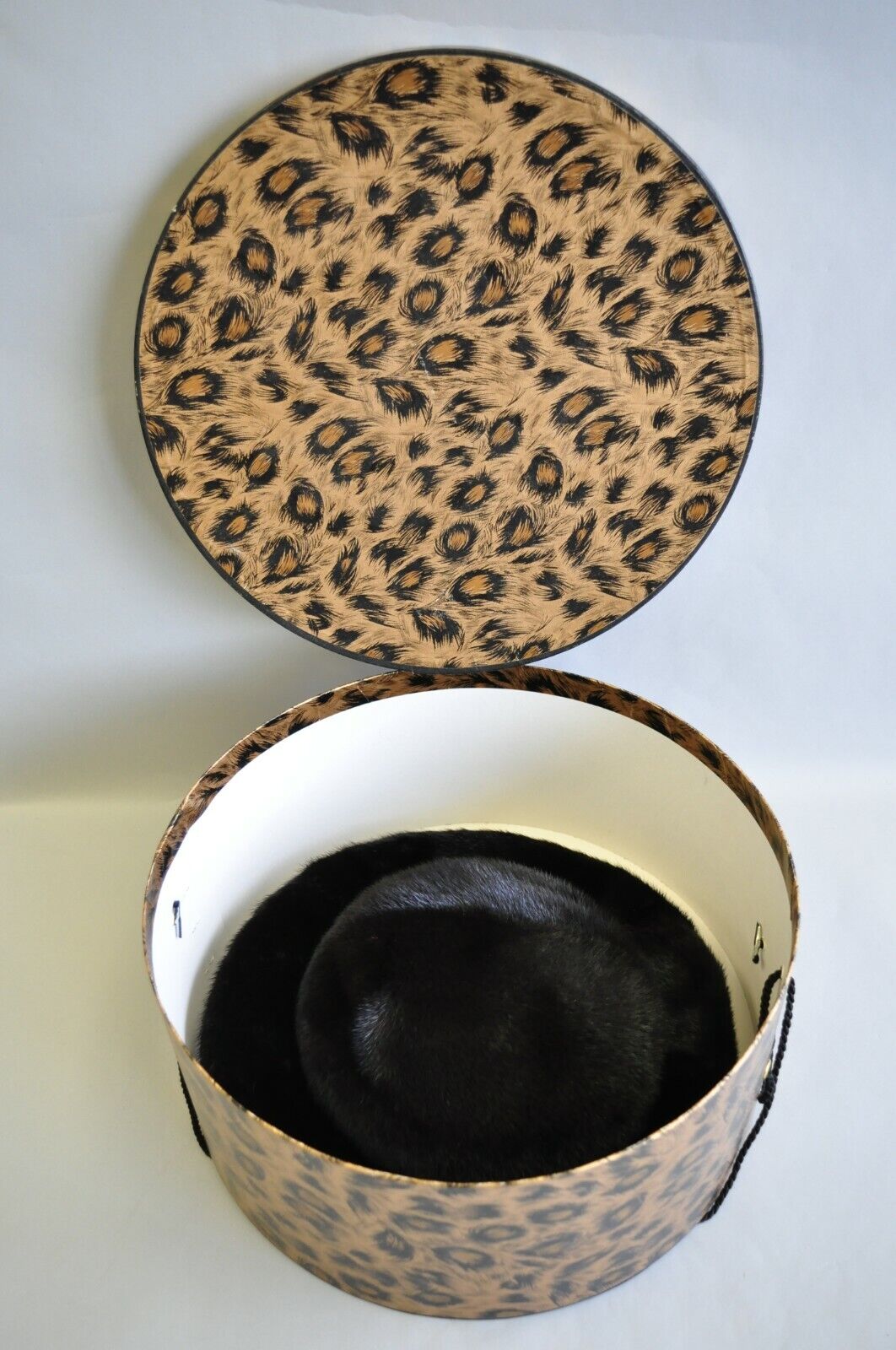 Vintage Severyn Fur Salon Brown Mink Fur Church Derby Ladies Winter Hat