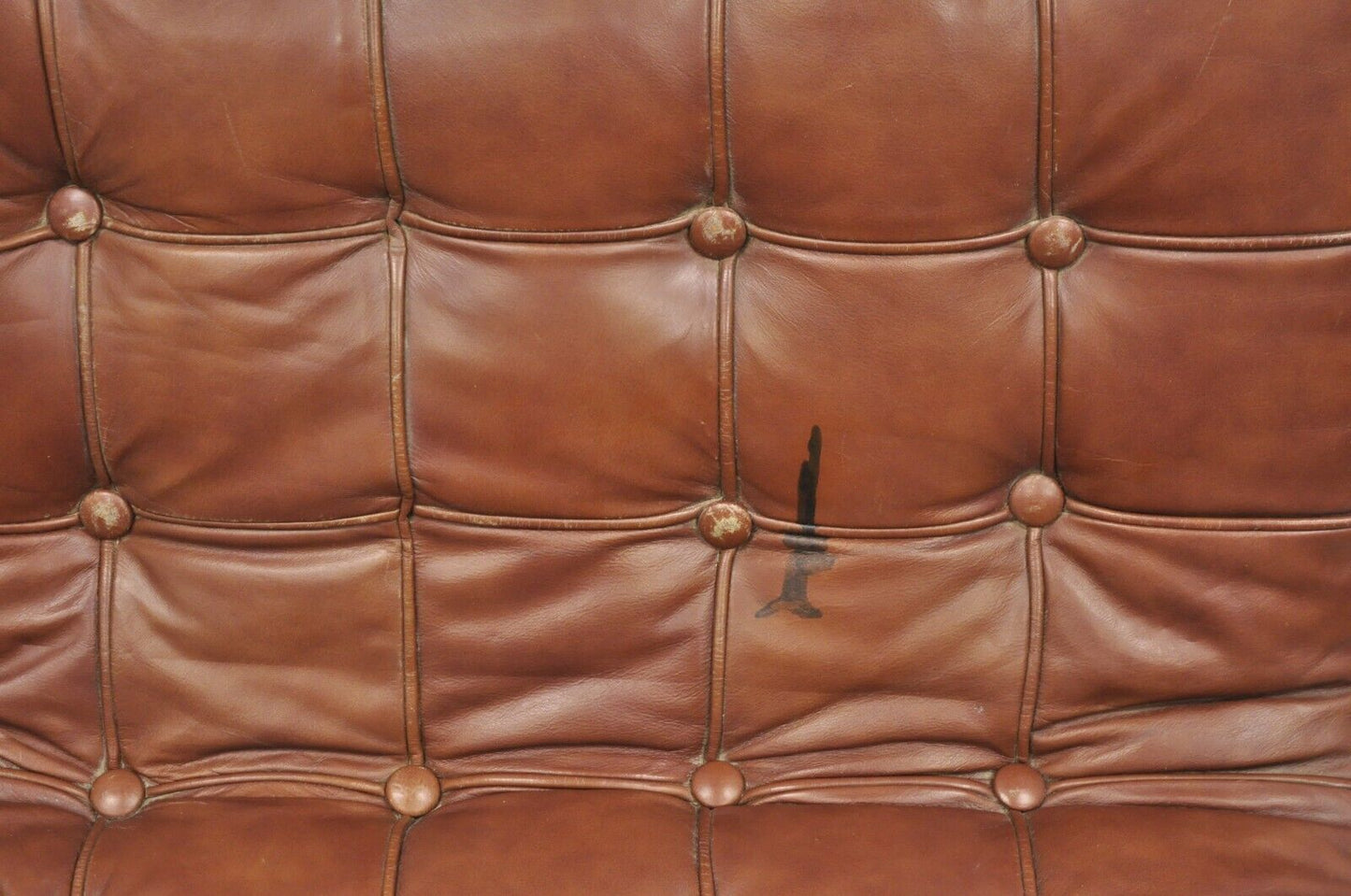 "New York" Brown Leather Lounge Chair by Katavolos Littell Kelley for Laverne
