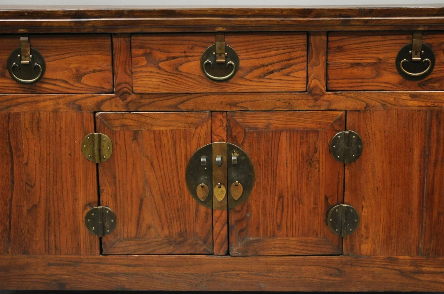 Antique Carved Hardwood Chinese Altar Console Table Sideboard Buffet Credenza