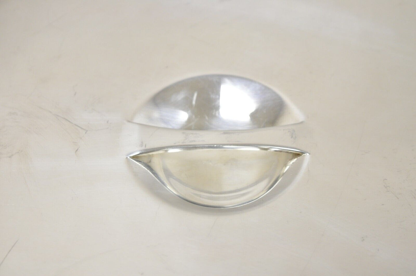 Large Vintage 15" Round Modern Stainless Steel Food Dish Serving Dome Cover