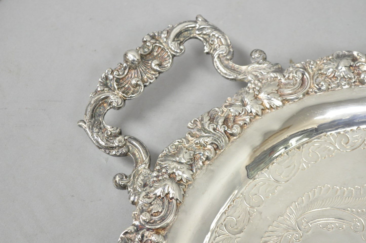 Antique Barker Ellis English Victorian Silver Plated Tea Set w/Tray - 7 Pc Set