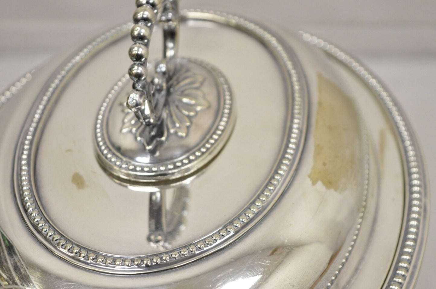 Mappin & Webb's Prince's Plate English Sheffield Silver Plated Covered Dish