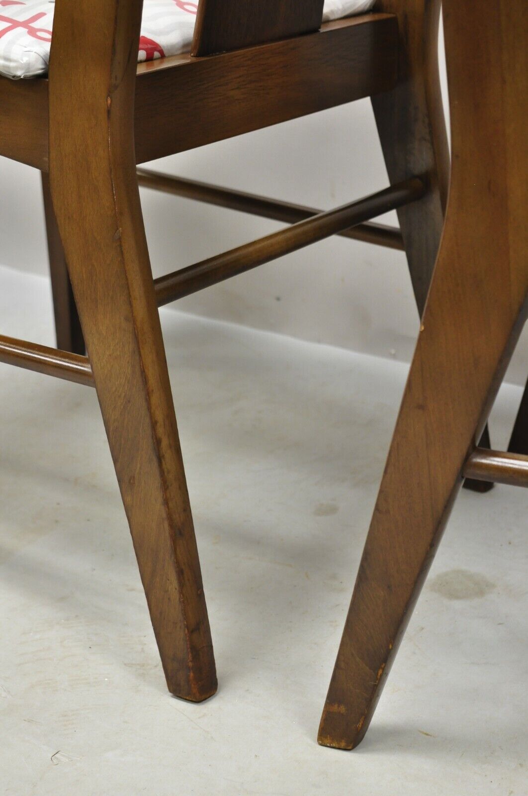 Vintage Mid Century Modern Walnut Dining Room Chairs - Set of 6