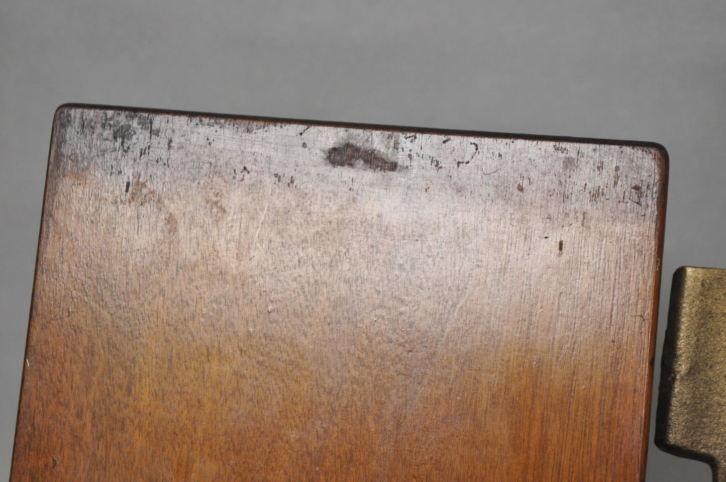 Antique R.M. Lambie Victorian Walnut & Cast Iron Bible Book Stand Lectern