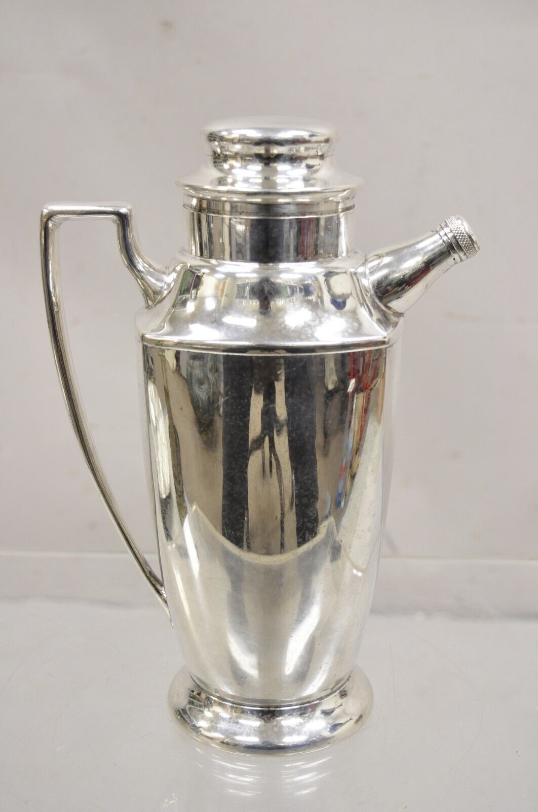 Vintage Art Deco Sheffield EPC Silver Plated Martini Shaker