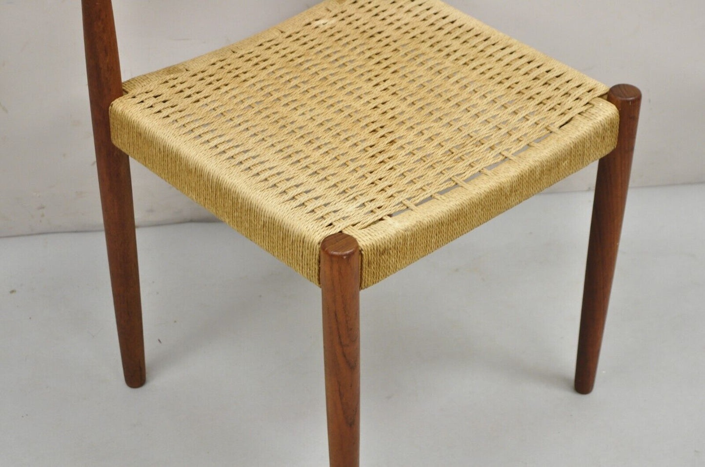 Poul Volther for Frem Røjle Mid Century Danish Modern Teak Dining Side Chair