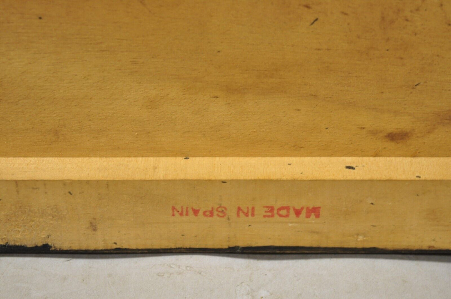 Petite Vintage European Rustic Style 3 Drawer Bombe Commode Jewelry Chest