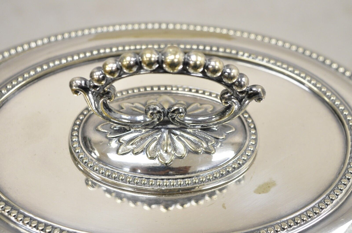 Mappin & Webb's Prince's Plate English Sheffield Silver Plated Covered Dish
