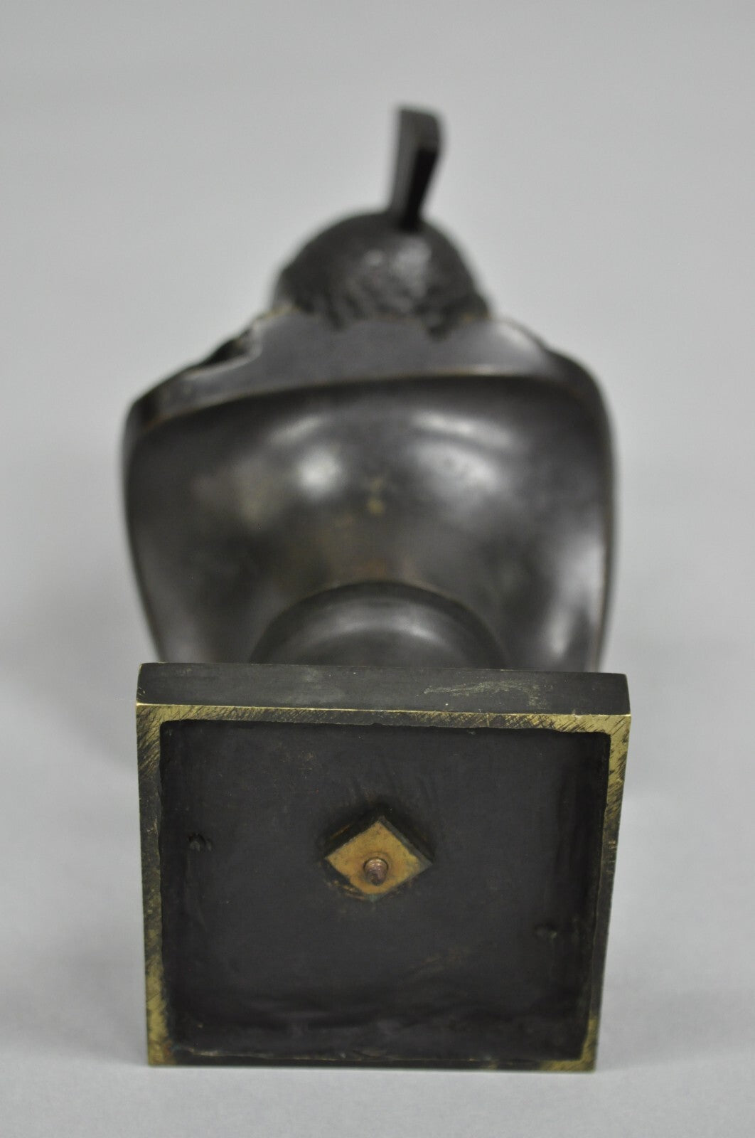 Antique Egyptian Revival Small 7" Bronze Grand Tour Bust of a Pharaoh