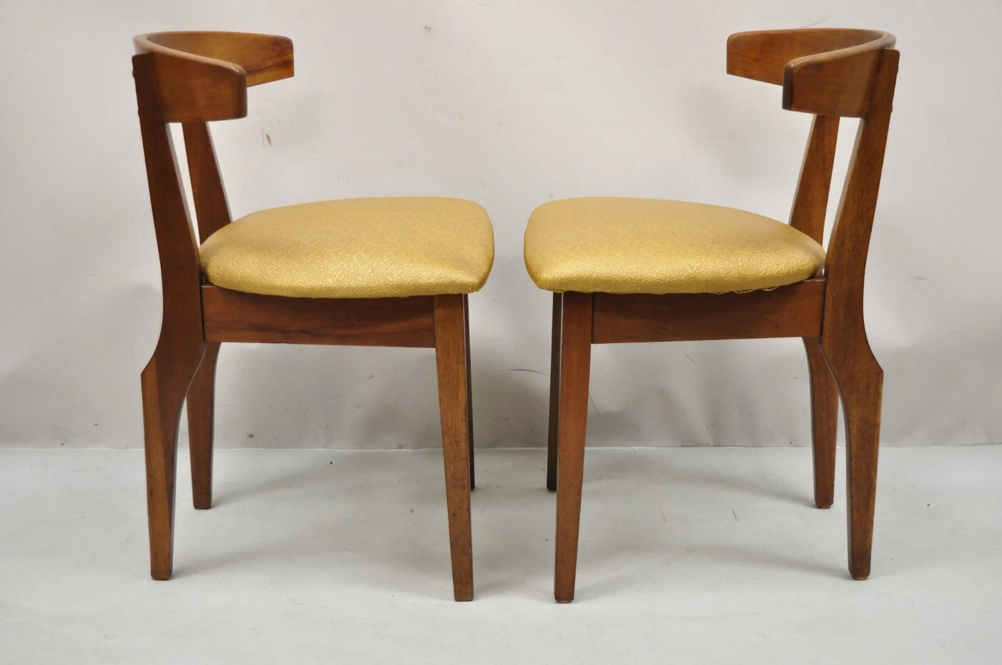 Vintage John Van Koert Drexel "Counterpoint" Cherry Dining Side Chair - a Pair