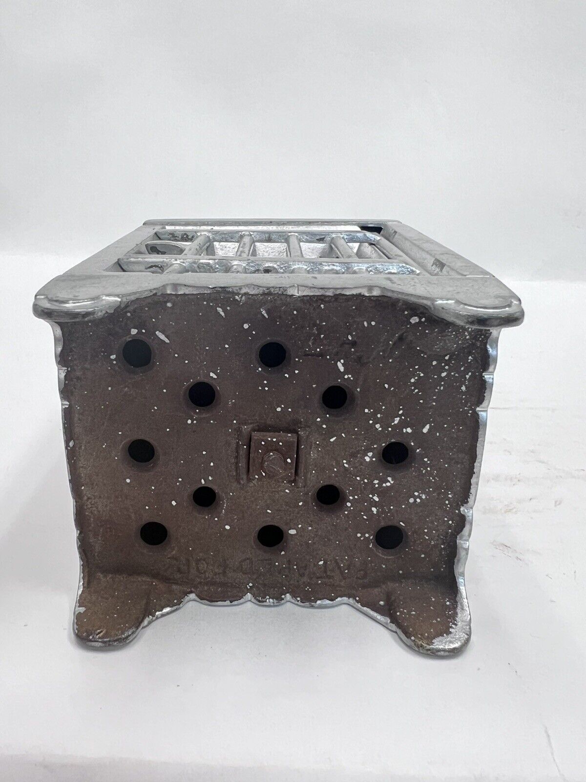 Rare Vintage J.E. Stevens Jewel Bank Cast Iron Safe (With Key)