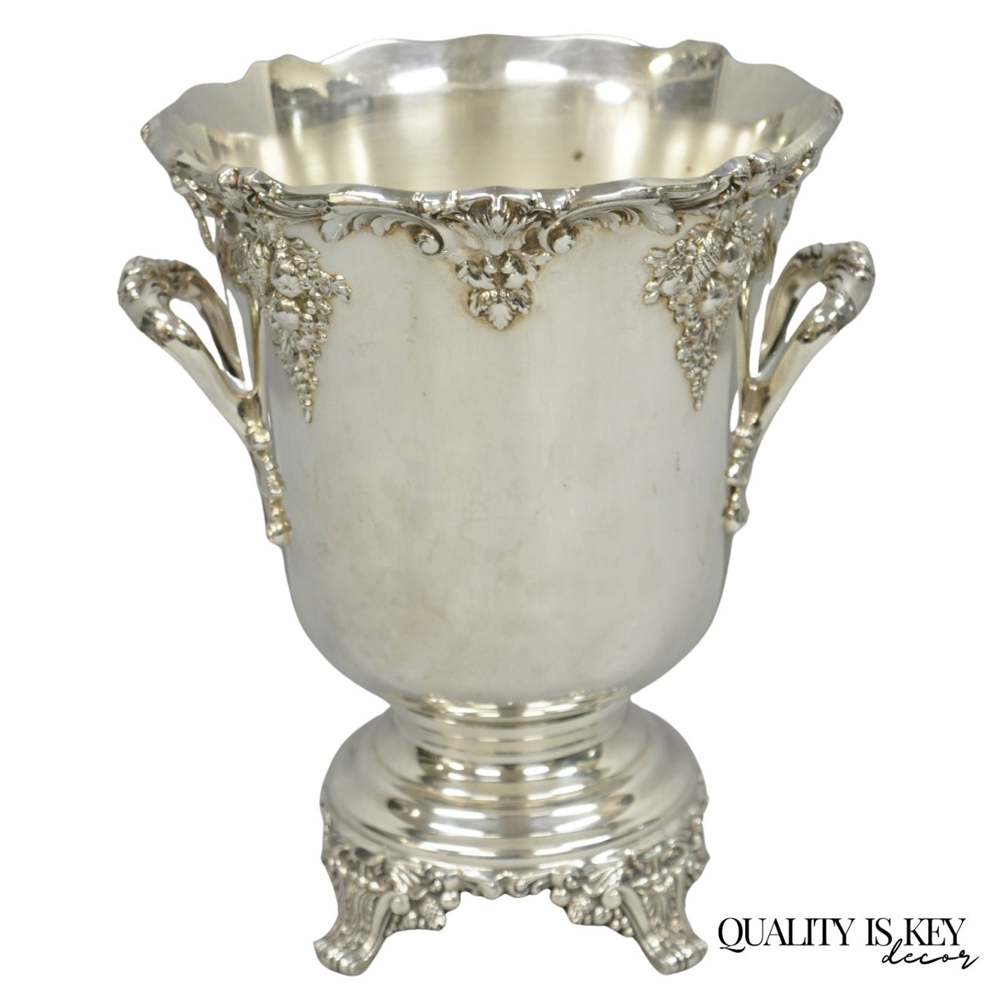 Vintage Reed & Barton King Francis Silver Plated Champagne Chiller Ice Bucket