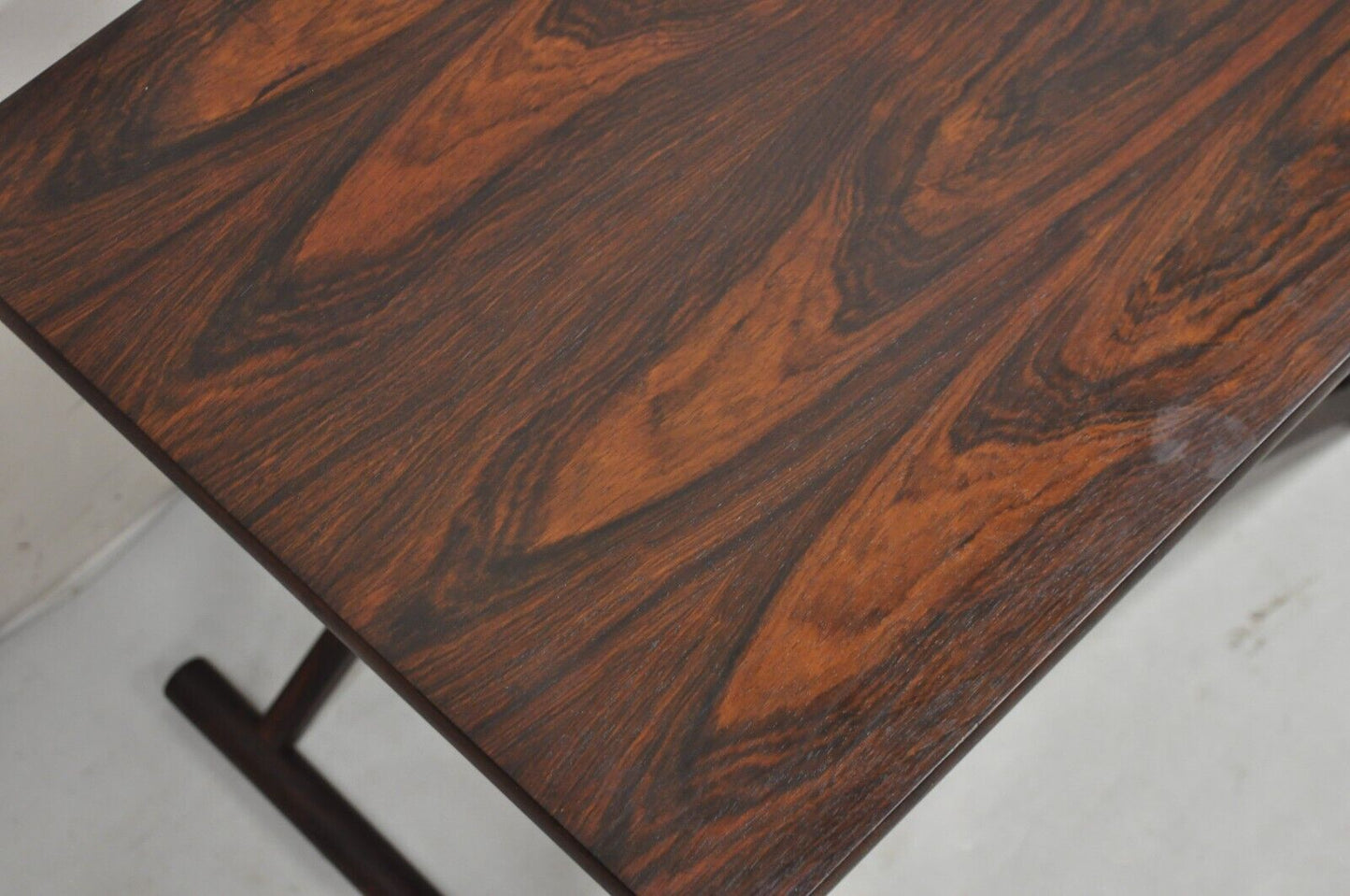 Knud Andersen Mid Century Modern Danish Rosewood Folding Side Table for Aarhus