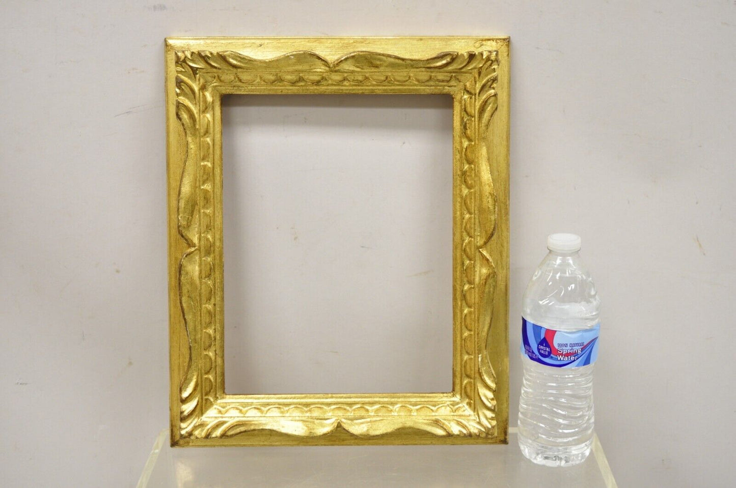 Italian Hollywood Regency Gold Gilt Wood Art Picture Frame 14x12 NOS - Multiple