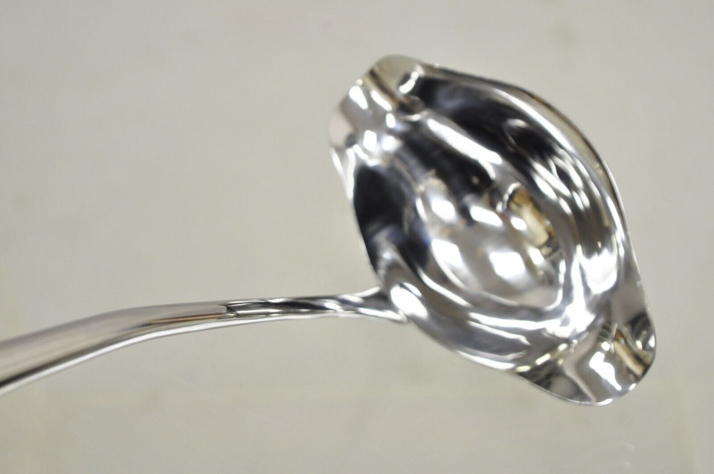 Antique Victorian Style Silver Plated Gold Repousse Ladle Serving Spoon