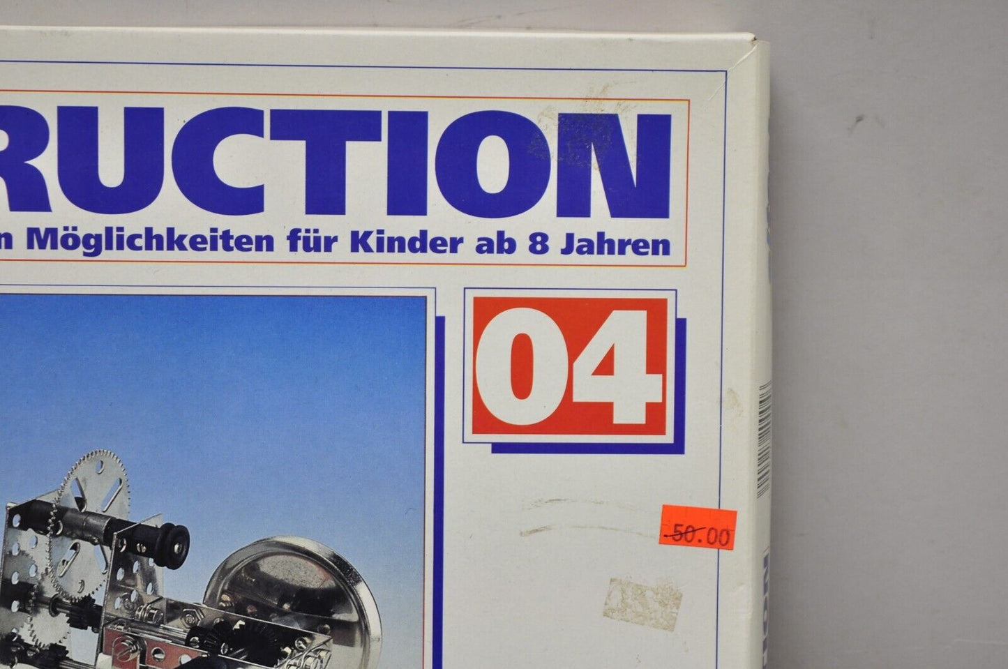 1990s Eitech German Construction Model Erector Kit 04 Gearbox w/ Electric Motor