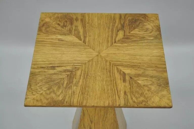 Harvey Probber attr. Mid-Century Modern Wenge Wood Pyramid Occasional Side Table