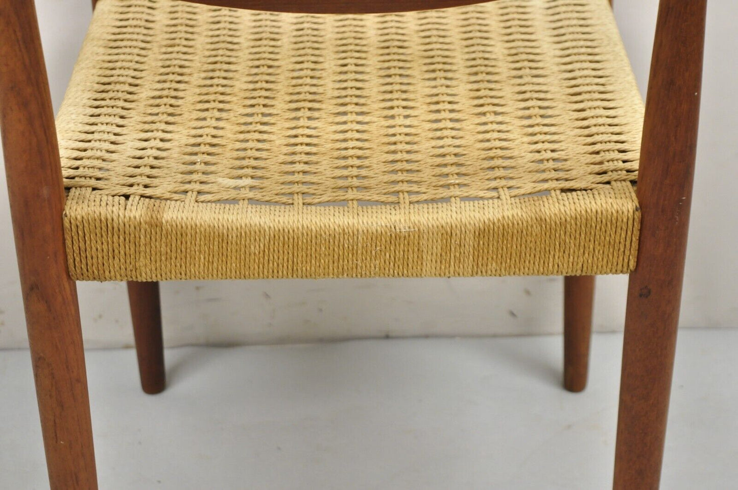 Poul Volther for Frem Røjle Mid Century Danish Modern Teak Dining Side Chair