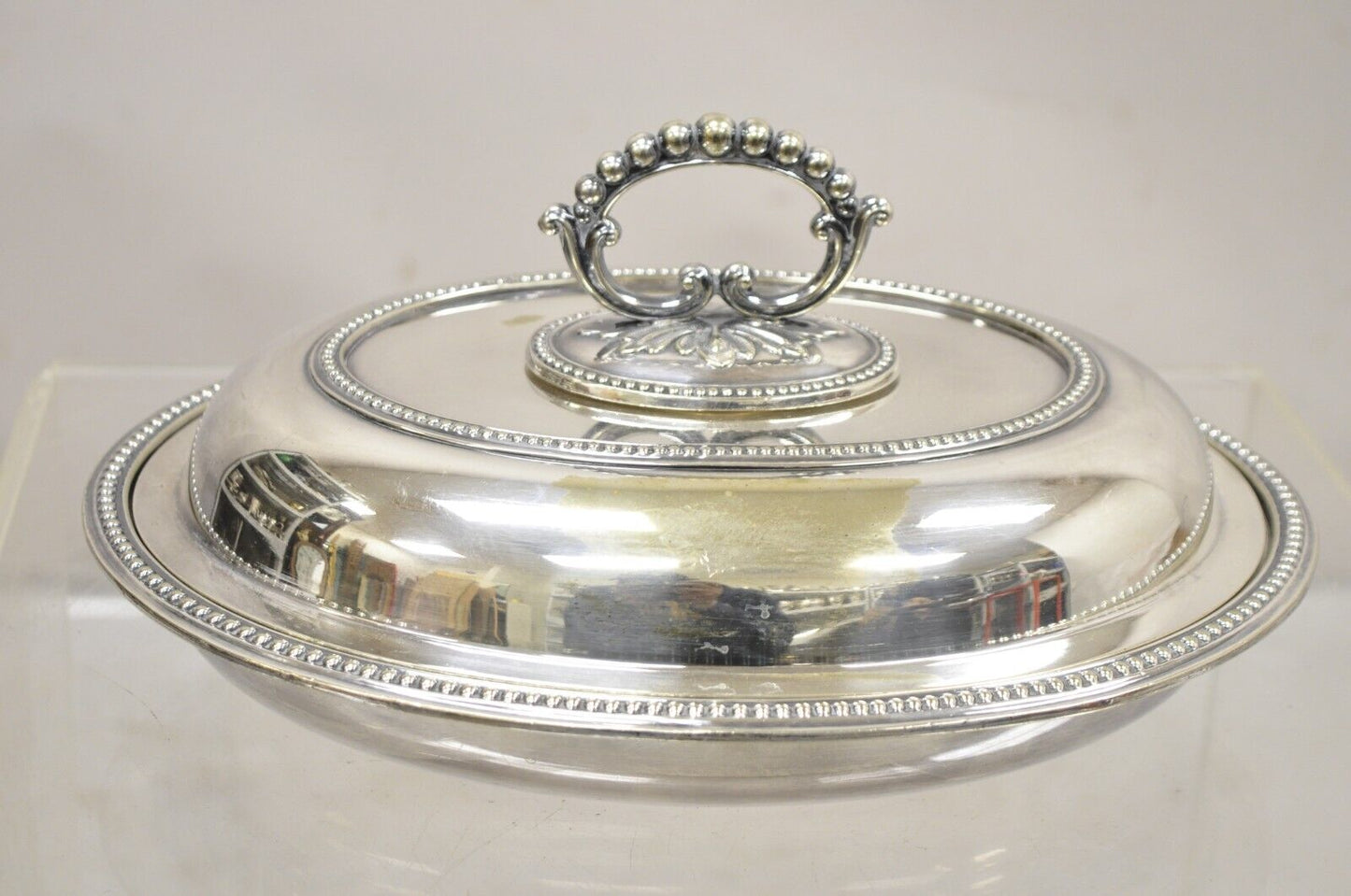Mappin & Webb's Prince's Plate English Sheffield Silver Plated Covered Dish