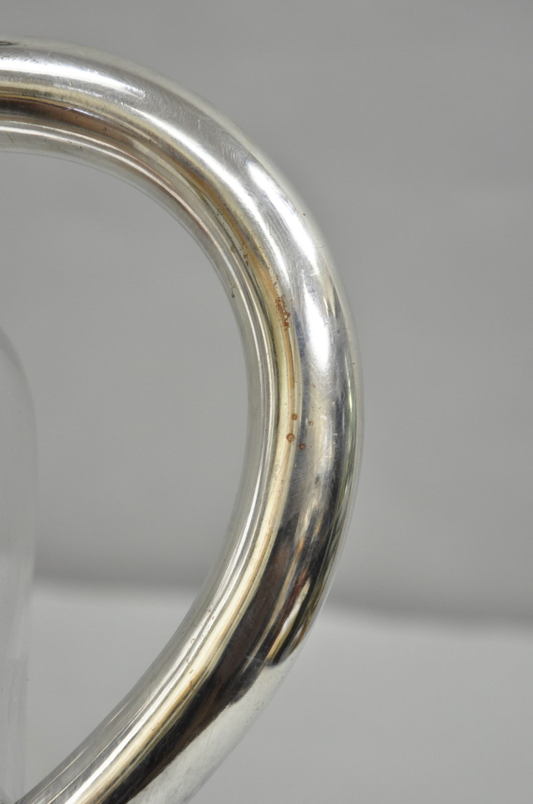 Antique Victorian German Silver Plated Cut Crystal Glass Lemonade Water Pitcher
