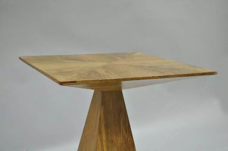 Harvey Probber attr. Mid-Century Modern Wenge Wood Pyramid Occasional Side Table
