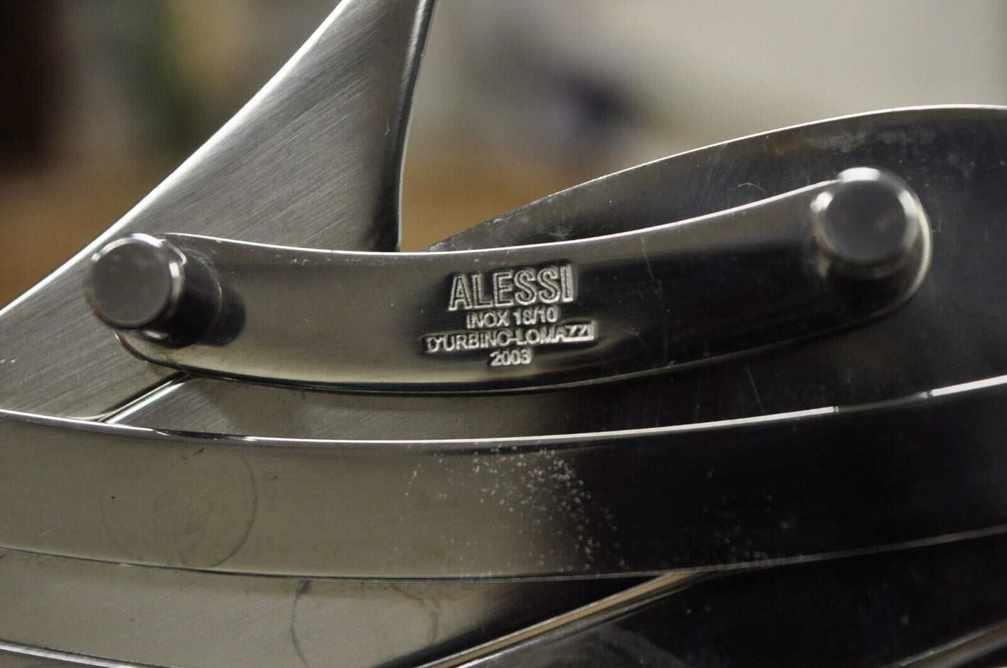 Alessi Inox Italy 18/10 Stainless Steel Folding Expanding Pot Holder Trivet