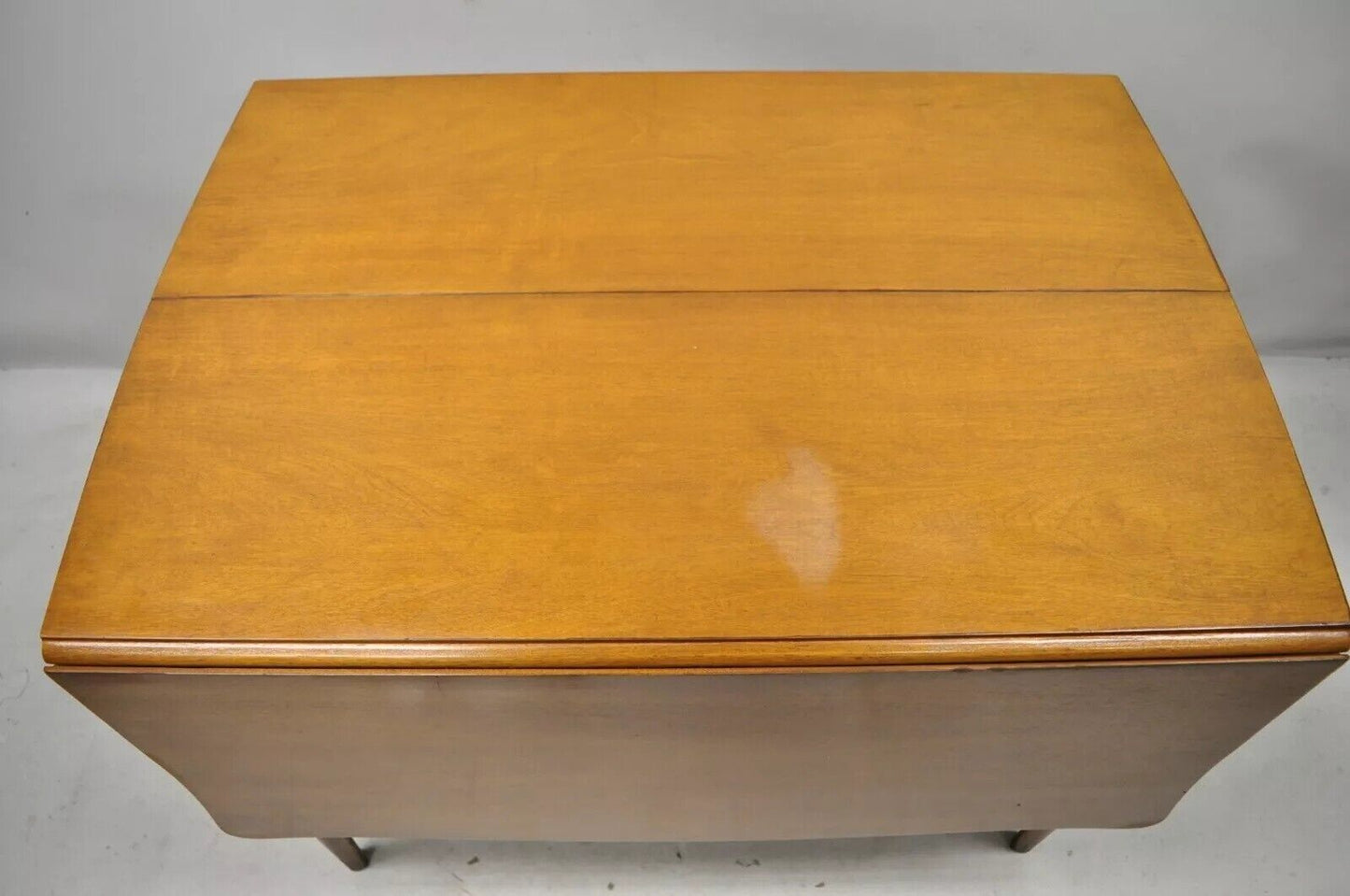 Vintage Drexel Dateline John Van Koert Mahogany Extension Dropleaf Dining Table