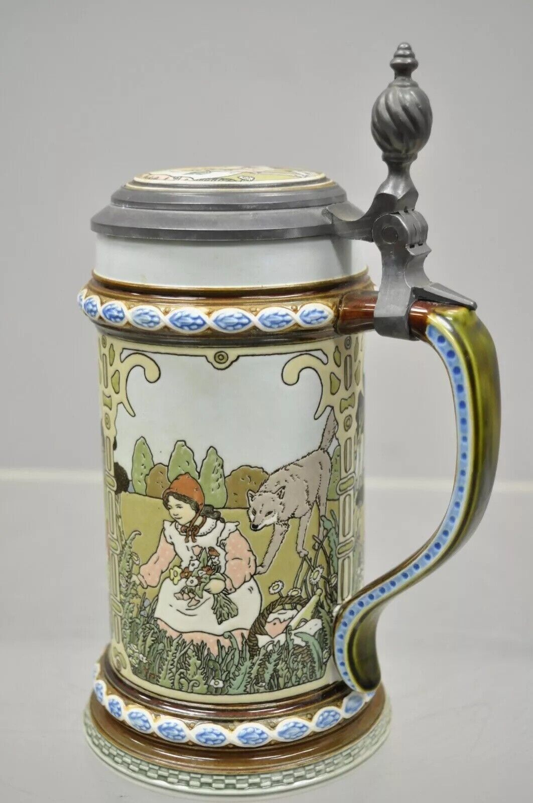 Vintage Villeroy & Boch Mettlach Beer Stein 2901 Grimm Fairy Tales