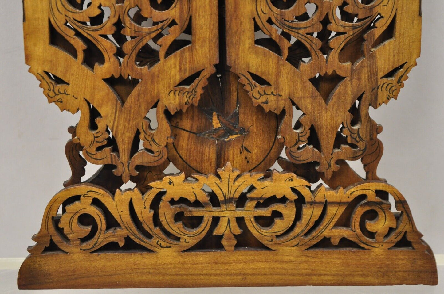 19th C Italian Sorrento Triptych Folding Inlaid Travel Mirror Easel Stand