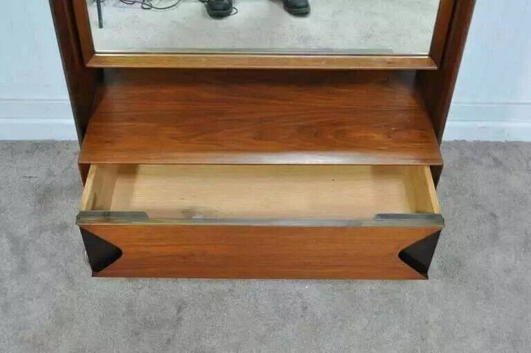 Marc Berge Grosfeld House Mid Century Danish Modern Walnut Full Length Mirror