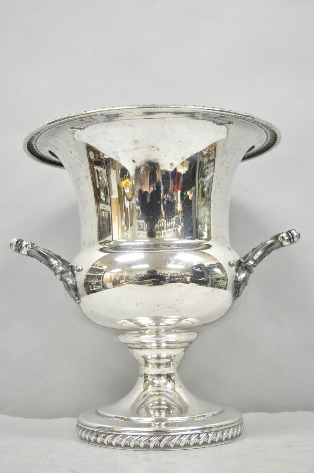 Vintage Regency Silver Plated Trophy Cup Champagne Chiller Ice Bucket