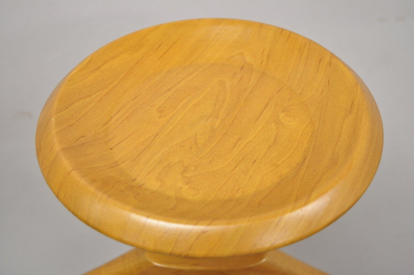 Post Modern Italian Sculpted Cherry Wood and Metal Clothing Valet by Porada
