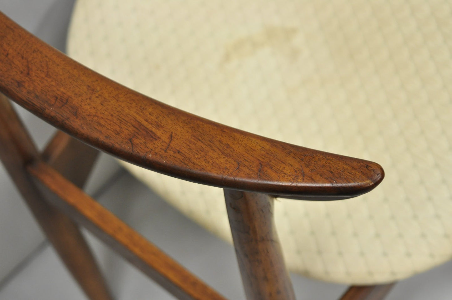 Vintage Lane Perception Mid Century Modern Walnut Dining Side Chair
